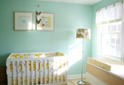 green baby nursery ideas