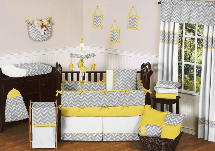 blue and yellow nursery ideas